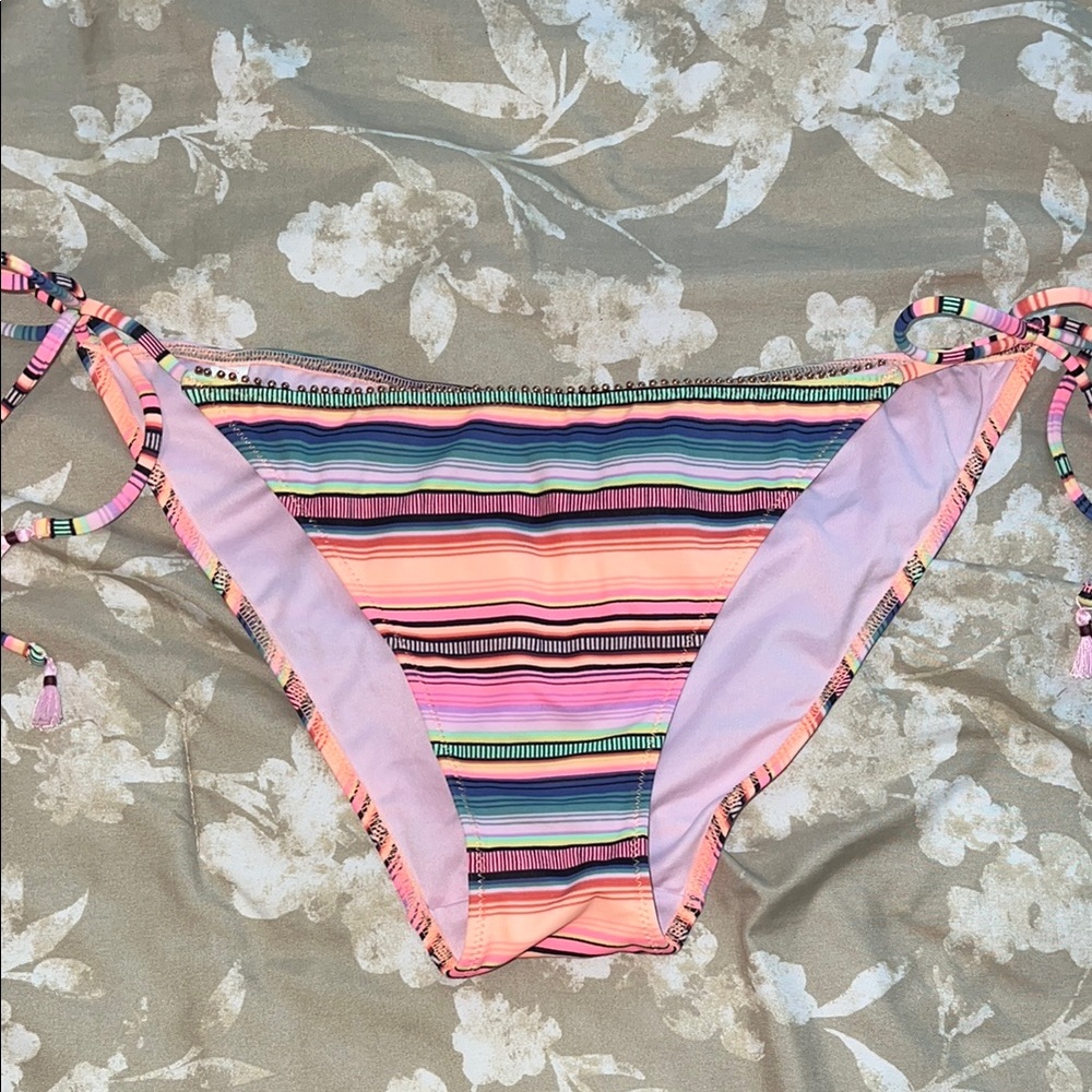 Victoria's Secret Pink Boho Bikini Cheeky Bottom Size Large NWOT